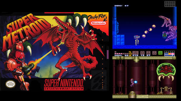Super Metroid is a copyrighted 1994 Nintendo game